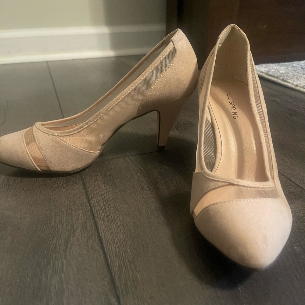 Nude Vegan Heels